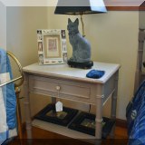 F46. Thomasville Allegro bamboo carved nightstand.